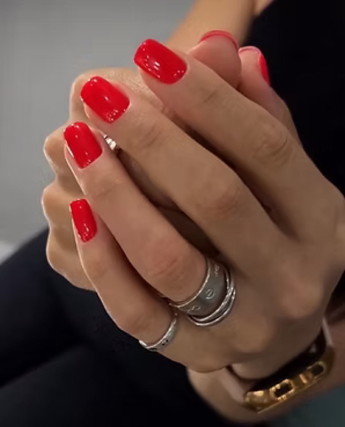 Red square gel
